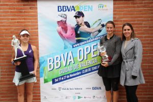 Jasmine Paolini, Quirine Lamoine, Anabel Medina BBVA Open Ciudad de Valencia