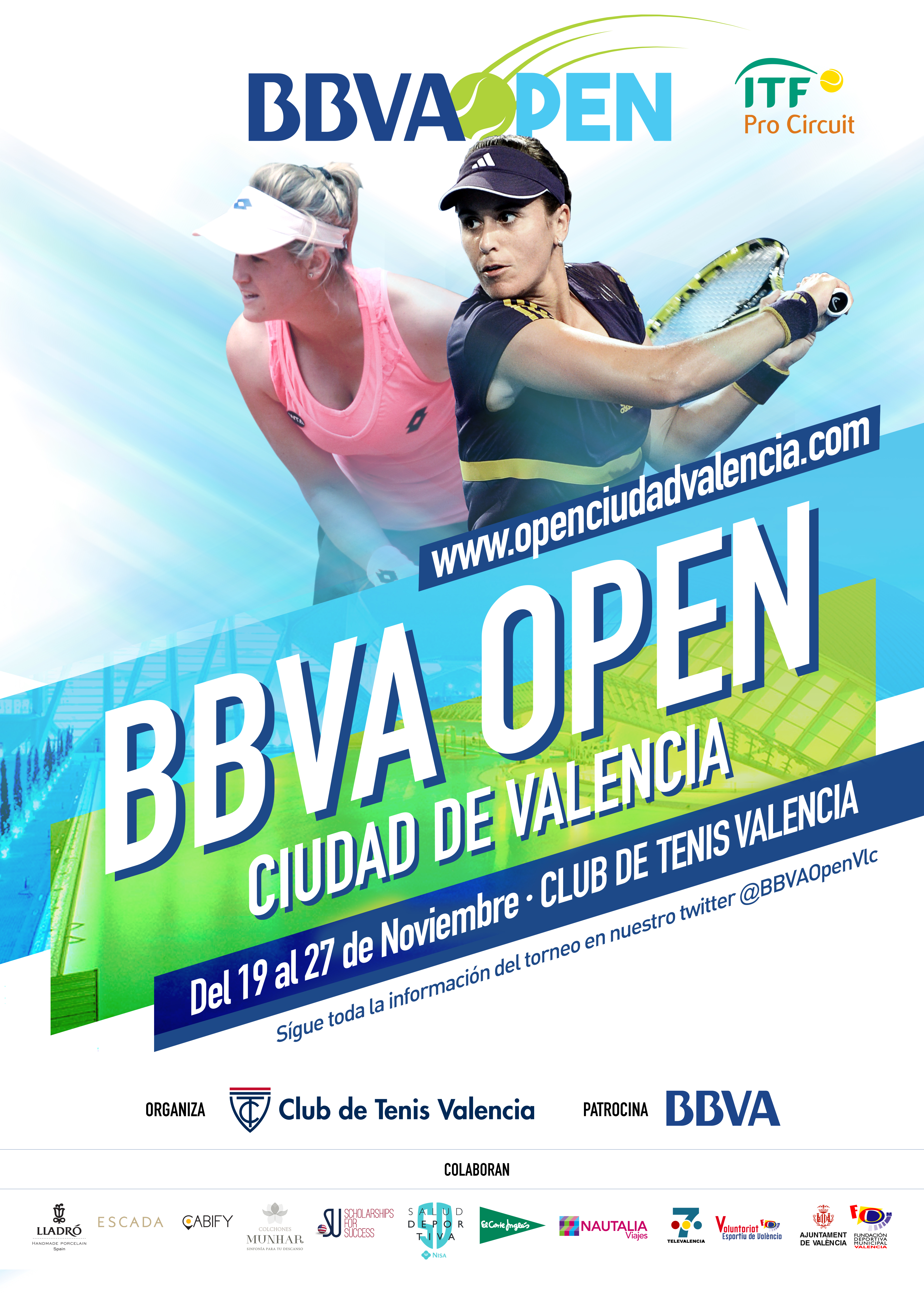 Cartel Oficial BBVA Open Ciudad de Valencia